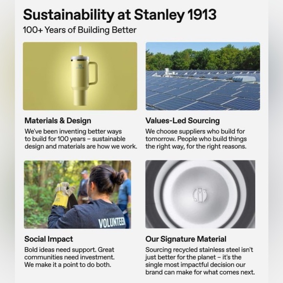 Stanley Quencher H2.0 Tumbler | Meadow ☘️| Insulated Stainless Steel - Picture 5 of 5